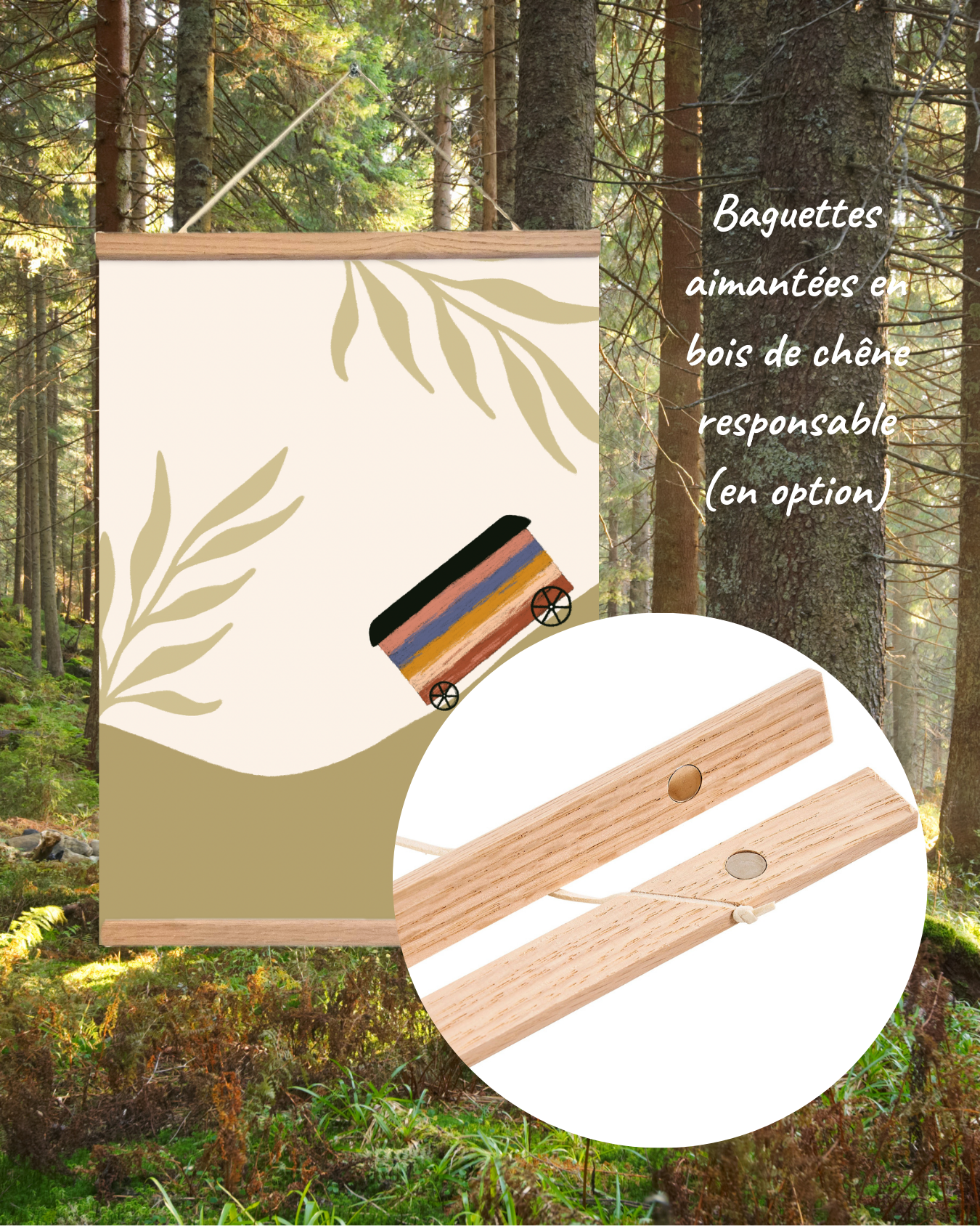 Affiche à remplir “Vos plus beaux moments en famille”, réversible et joyeusement illustrée par La Jovialerie