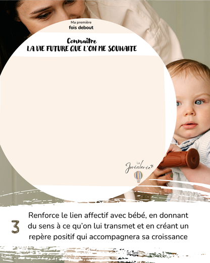 Affiche à remplir “Mes plus beaux premiers moments”, réversible et joyeusement illustrée par La Jovialerie