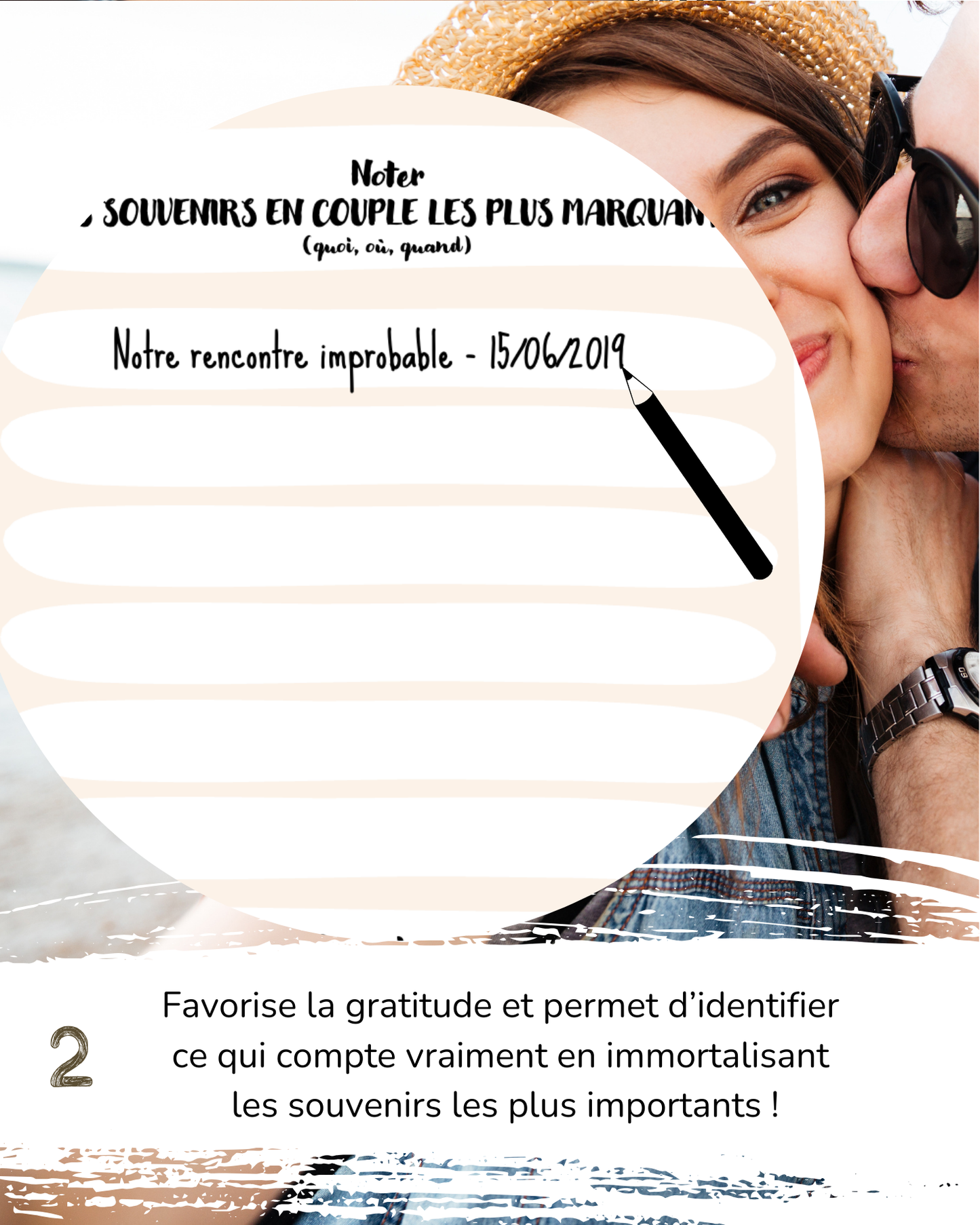 Affiche à remplir “Vos plus beaux moments en couple”, réversible et joyeusement illustrée par La Jovialerie