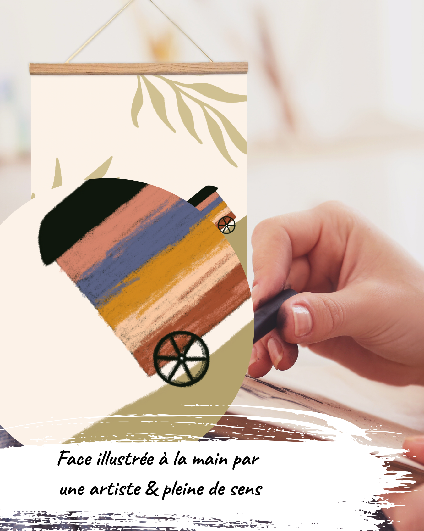 Affiche à remplir “Vos plus beaux moments en famille”, réversible et joyeusement illustrée par La Jovialerie