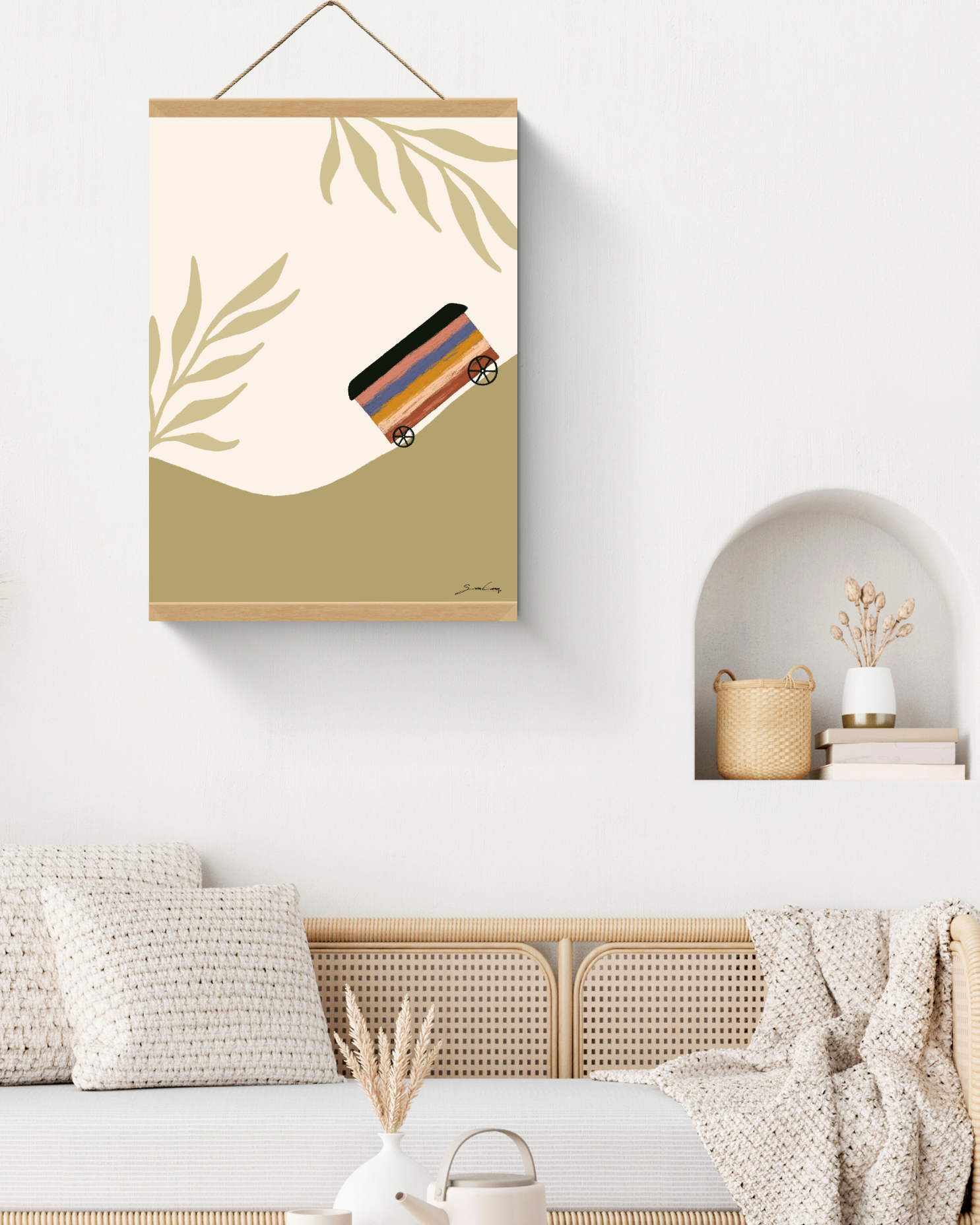 Affiche à remplir, réversible et joyeusement illustrée par La Jovialerie